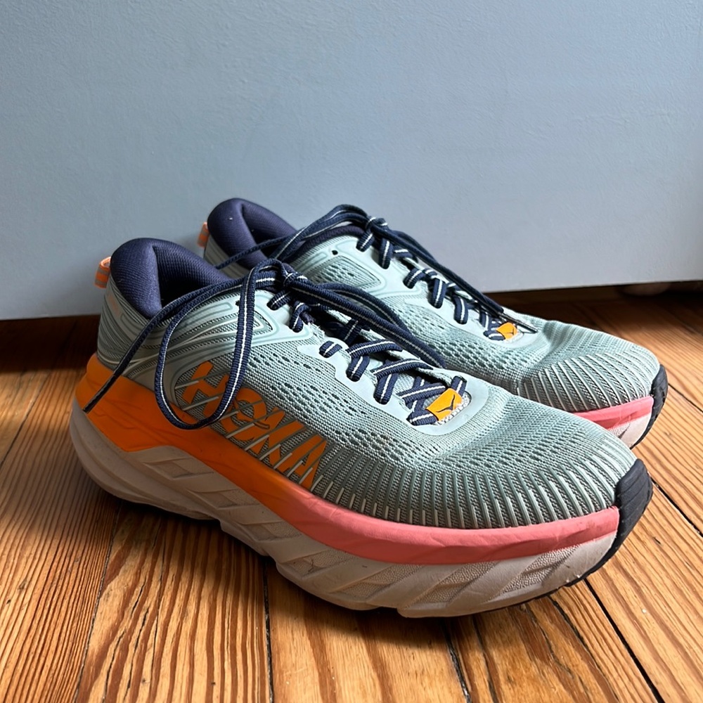Hoka One One Bondi 7 Cushioned Road Shoe Running Sneakers